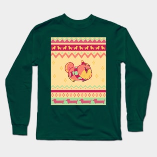 Festive Pomeranian Long Sleeve T-Shirt